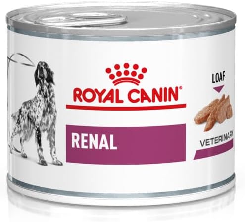 Canin Veterinary Renal | 12 x 200 g | Alimento dietético totalmente natural para perros adultos | Puede ayudar a la función renal en la insuficiencia renal crónica | Mousse