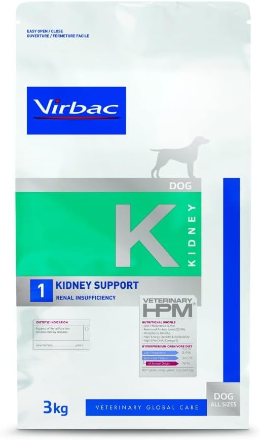 Hpm Virbac Hpm Perro K1 Kidney Support 12Kg Virbac 01224 12000 g